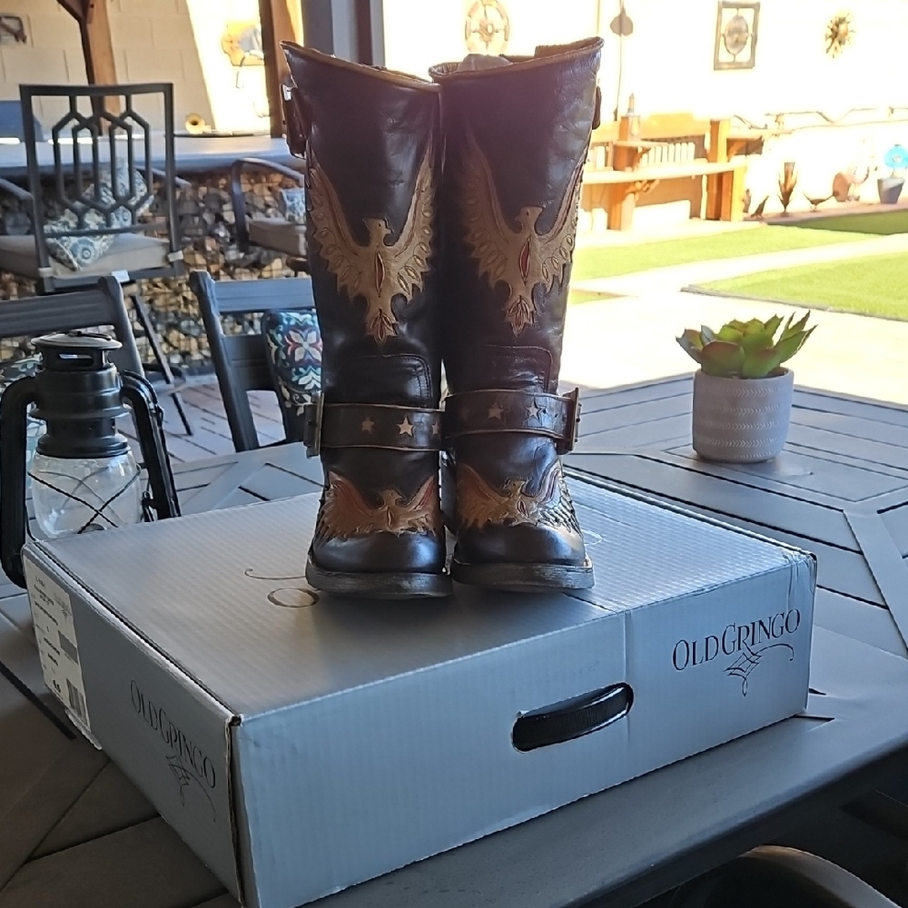 Old Gringo Brown and Gold Western Boots